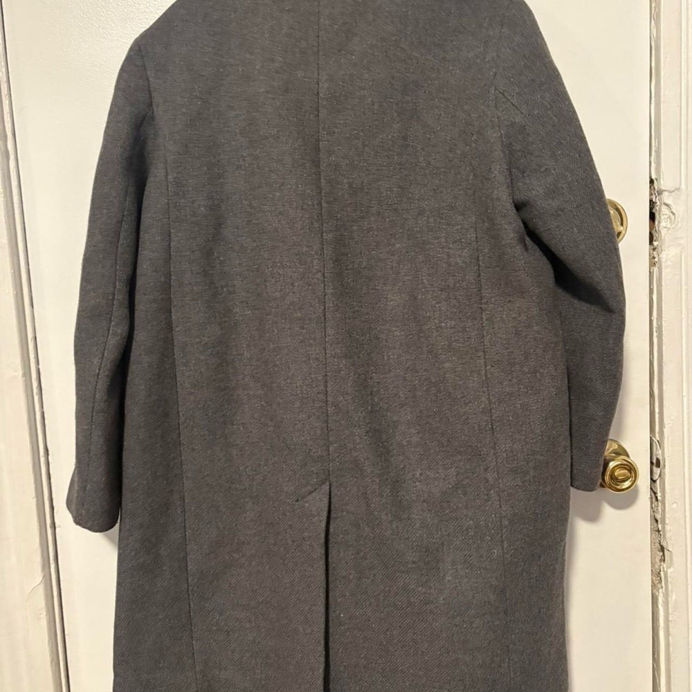 Wool Grey Double Breasted Winter Oversized Coat W… - image 6